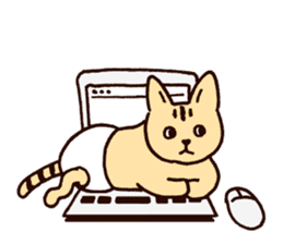 CAT DUDU STANDUP sticker #10705248