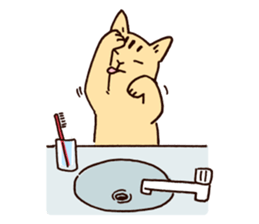 CAT DUDU STANDUP sticker #10705252