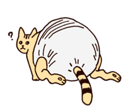 CAT DUDU STANDUP sticker #10705265
