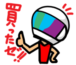 Motorcycle rider2 sticker #10705524