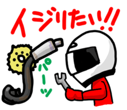 Motorcycle rider2 sticker #10705530