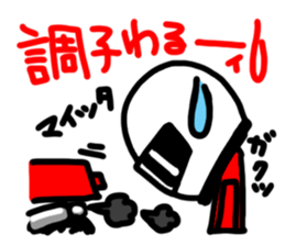 Motorcycle rider2 sticker #10705533