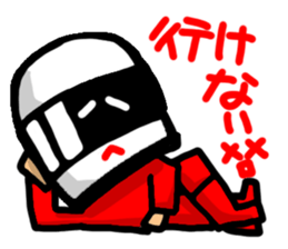 Motorcycle rider2 sticker #10705540