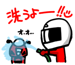 Motorcycle rider2 sticker #10705557