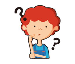 redhead bon sticker #10705768