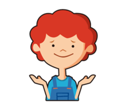 redhead bon sticker #10705769