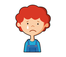 redhead bon sticker #10705777