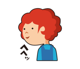 redhead bon sticker #10705784