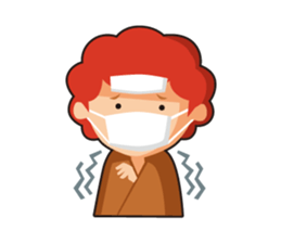 redhead bon sticker #10705786