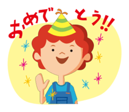 redhead bon sticker #10705787