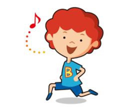 redhead bon sticker #10705796