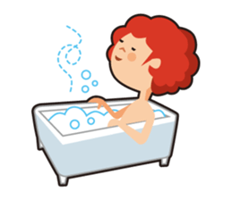redhead bon sticker #10705799