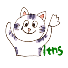 cat from JAPAN sticker #10707049
