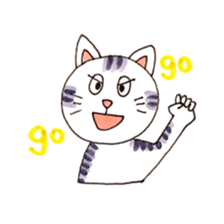 cat from JAPAN sticker #10707054