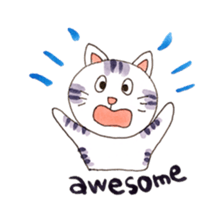 cat from JAPAN sticker #10707062