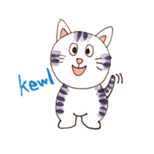 cat from JAPAN sticker #10707069