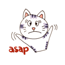 cat from JAPAN sticker #10707075