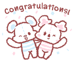 Cotton Bear & Candy Koala (EN) sticker #10707111