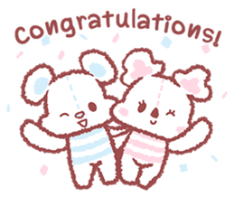 Cotton Bear & Candy Koala (EN) sticker #10707111