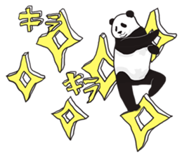 Playing a character Panda sticker #10707268