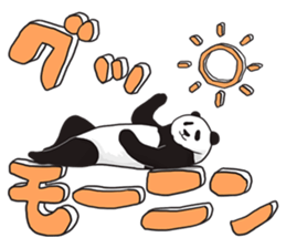 Playing a character Panda sticker #10707274