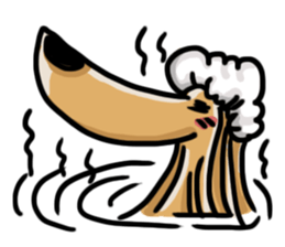 the Arrogant Afghan Hound sticker #10707416