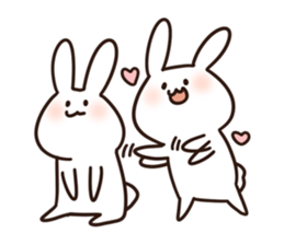 Healing of rabbit 2 sticker #10707949