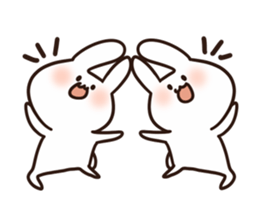 Healing of rabbit 2 sticker #10707959