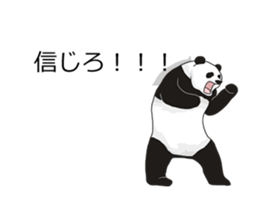 Panda, appeared in the balloon sticker #10708032