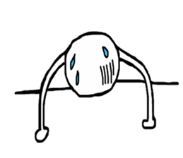 Three to eight sticker #10709207