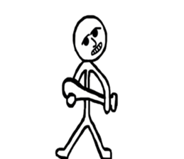 Three to eight sticker #10709213