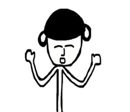 Three to eight sticker #10709218