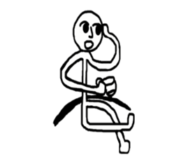 Three to eight sticker #10709226