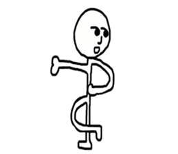 Three to eight sticker #10709227