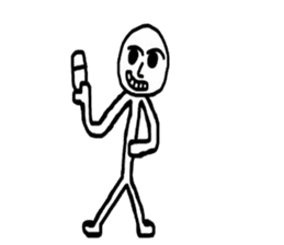 Three to eight sticker #10709228