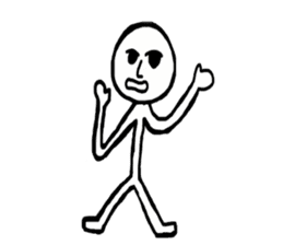 Three to eight sticker #10709235