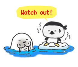 Nakama and others of a teacup penguin sticker #10709376