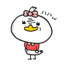 Cute Chick Girl2 sticker #10710002