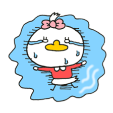Cute Chick Girl2 sticker #10710010