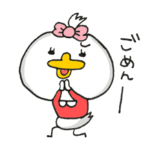Cute Chick Girl2 sticker #10710011