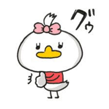 Cute Chick Girl2 sticker #10710012