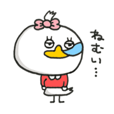 Cute Chick Girl2 sticker #10710014