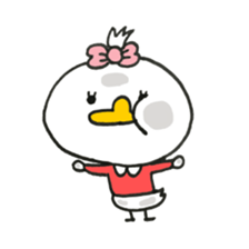 Cute Chick Girl2 sticker #10710025