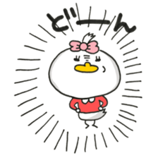Cute Chick Girl2 sticker #10710026