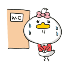 Cute Chick Girl2 sticker #10710036