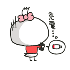 Cute Chick Girl2 sticker #10710038