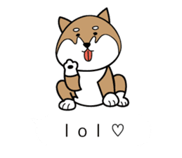 Kawaii Shiba inu sticker #10710325