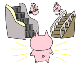 diet pig girl sticker #10711148