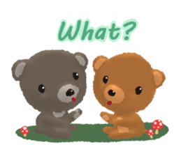 Happy pair Bears sticker #10712087