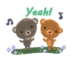 Happy pair Bears sticker #10712091